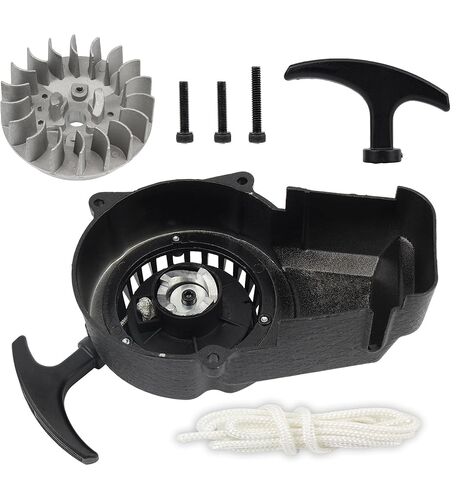 PowerMotor Pull Start Recoil Starter Replacement for 40-6 2 Stroke Engine 43cc 47cc 49cc 50cc Mini Pocket Dirt Pit Bike Scooter ATV Quad 4 Wheel in Kuwait