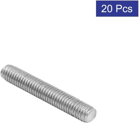 uxcell M5 x 35mm 304 Stainless Steel Fully Threaded Rod Bar Studs Fasteners 20 Pcs in Saudi Arabia