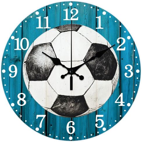 CHGCRAFT 3D Coffee Bean Pattern Wall Clock 12 Inch Non-Ticking Clocks Round Wall Hanging Clock Battery Operated for Bedroom Living Room Kitchen Office in Saudi Arabia