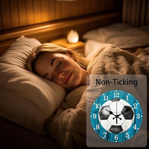 CHGCRAFT 3D Coffee Bean Pattern Wall Clock 12 Inch Non-Ticking Clocks Round Wall Hanging Clock Battery Operated for Bedroom Living Room Kitchen Office in Saudi Arabia