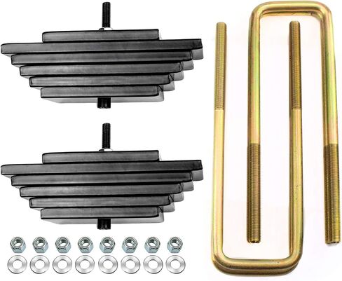 3" Adjustable Front Leveling Lift Kit 1980 to 1998 compatible with model Ford F250 F350 Super Duty 4X4 in Saudi Arabia