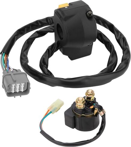 M Mati Handlebar & Starter Relay Switch لـ Honda Rancher 350 TRX350TM TRX350FM 2000-2005 التحول اليدوي 35020-HN5-671 35020-HN5-670 35850-HF1-670 in Saudi Arabia