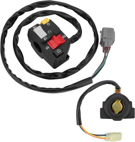 M Mati Handlebar & Starter Relay Switch لـ Honda Rancher 350 TRX350TM TRX350FM 2000-2005 التحول اليدوي 35020-HN5-671 35020-HN5-670 35850-HF1-670 in Saudi Arabia