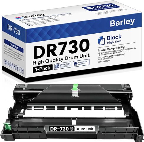 خرطوشة حبر سوداء متوافقة مع TN730 TN-730 TN730 TN-730 لطابعة الحبر Brother TN730 TN-730 DCP-L2550DW MFC-L2750DW MFC-L2710DW (عبوة من قطعتين). in Saudi Arabia