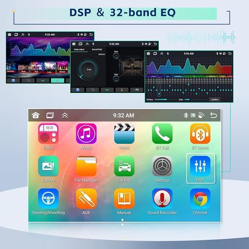 [2+64GB] Inefala for Dodge RAM 1500/2500/3500 2002-2005 Android 13 Car Radio Stereo, 9 Inch HD Touchscreen with Carplay Android Auto GPS BT FM/RDS SWC USB Backup Camera MIC in Saudi Arabia