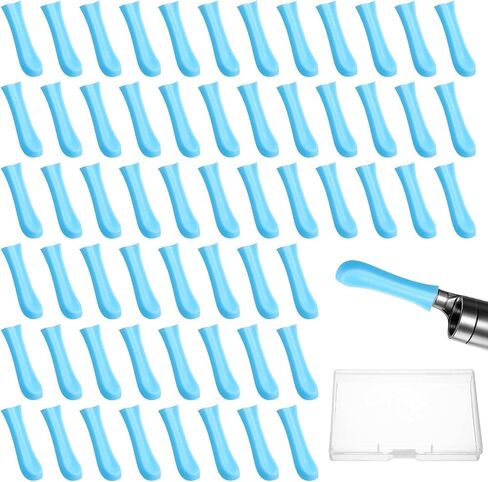 60pcs Ear Camera Replacement Tips, Silicone Ear Wax Removal Tips for Wet/Dry Ear Wax Cleaning for Teens Adults Ear Wax Removal Endoscope in Saudi Arabia