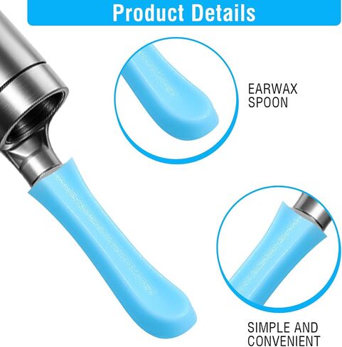 60pcs Ear Camera Replacement Tips, Silicone Ear Wax Removal Tips for Wet/Dry Ear Wax Cleaning for Teens Adults Ear Wax Removal Endoscope in Saudi Arabia