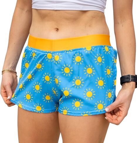 Gone For a Run Women's Running Shorts - Lightweight Workout Shorts - 2" Inseam with Pocket - Multiple Designs in Saudi Arabia