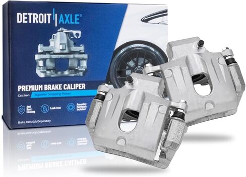 Detroit Axle - Rear 2pc Brake Calipers for Buick Enclave Cadillac XTS Chevrolet Traverse GMC Acadia Limited Saturn Outlook, 2 Disc Brake Calipers Replacement in Saudi Arabia