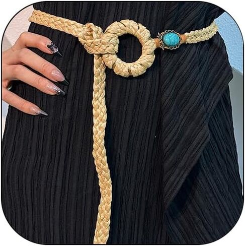 Sexy Waist Chain Body Chain – Stunning Layered Rope Beach Waist Jewelry, Adjustable for Dainty Boho Bikini Lovers in Kuwait