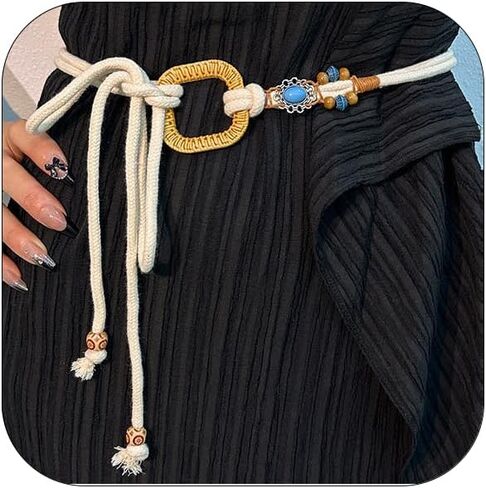 Sexy Waist Chain Body Chain – Stunning Layered Rope Beach Waist Jewelry, Adjustable for Dainty Boho Bikini Lovers in Kuwait