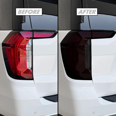 SlickMod PreCut Vinyl Smoke Tint for 2021-2023 GMC Yukon | Yukon XL Tail Light (20% Dark Smoke, 2. Taillight Cutout) in Saudi Arabia
