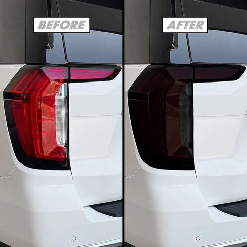 SlickMod PreCut Vinyl Smoke Tint for 2021-2023 GMC Yukon | Yukon XL Tail Light (20% Dark Smoke, 2. Taillight Cutout) in Saudi Arabia
