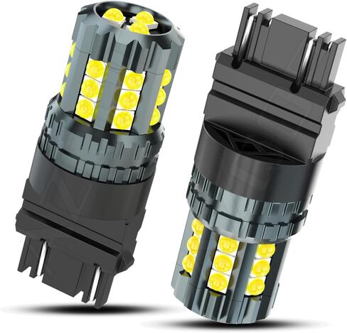 3157 LED مصابيح عكسية متوافقة مع Chevy Silverado/GMC Sierra 1500 2500 1999-2003 2004 2005 2006 2007 2008 2008 2010 2011 2012 2013 ، 3047 3156 3057 Back Lights ، 300 ٪ Brightness 6000K White ، 2pcs in Kuwait