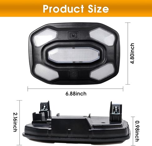LED INTRIOR LED استبدال ضوء Jeep Wrangler JL 2018-2023 2/4 باب المصارع JT LED LED KIT 6500K الأبيض 30 LED in Saudi Arabia