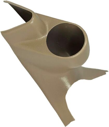 GlowShift Tan Single Pillar Gauge Pod Compatible with Ford Super Duty F-250 F-350 Power Stroke 1999-2002 - Factory Color Matched - ABS Plastic - UV Protected - Mounts (1) 2-1/16" (52mm) Gauge in Saudi Arabia