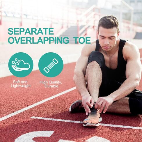 Welnove Gel Pinky Toe Separators - 8 Pack Pinky Toe Spacers, Bunion Cushions Pads for Women＆Men, Silicone Little Toe Protectors for Preventing Rubbing & Relieve Pressure(Clear) in Kuwait