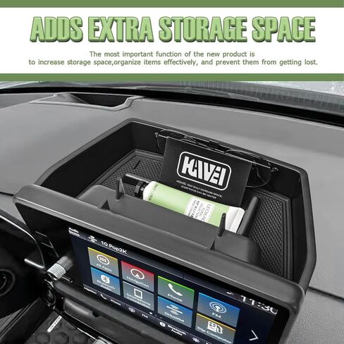 Dash Storage Box Compatible with Honda CRV 2023 2024 2025 Accessories Behind Screen Center Console Dashboard Organizer Insert Compartment Tray Sunglasses Holder (ONLY Fit 9 Inch Touch Display) in Saudi Arabia