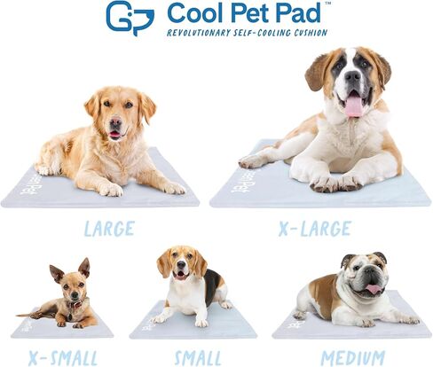 غطاء حصيرة تبريد الكلاب من The Green Pet Shop - كبير، بيج/وردي - يحمي وسادة الحيوانات الأليفة الرائعة الخاصة بك من الأوساخ والتلف - يمكن غسله في الغسالة in Saudi Arabia