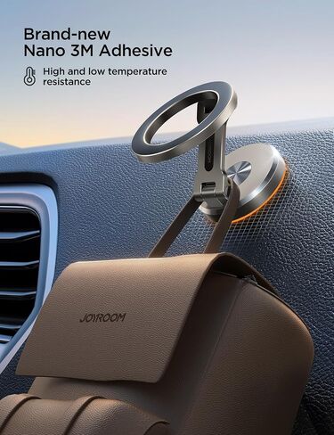 JOYROOM Fits iPhone 16/16 Pro Max MagSafe Car Mount, [All Metal & 360° Adjustment] Magnetic Phone Holder for Car with N55 Strong Magnets, Car Mount for iPhone 16 15 14 13 12 & MagSafe Case, Space Gray in Kuwait