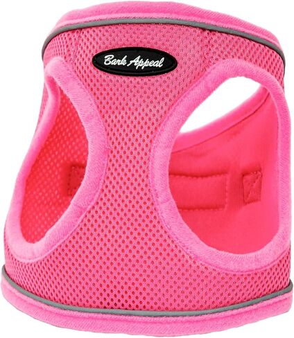 Bark Appeal Reflective Mesh Step in Harness, Medium, Red in Saudi Arabia