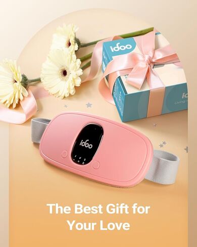 هدايا عيد الميلاد للزوجة النسائية، وسادة تسخين iDOO لتشنجات الدورة الشهرية، وسادة حرارية لاسلكية محمولة لتخفيف آلام تشنجات الحيض، وسادة تسخين الحيض، تسخين سريع، هدايا عيد ميلاد للأم والفتيات in Kuwait