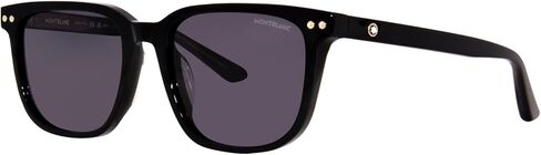 MONTBLANC Smoke Square Men's Sunglasses MB0258SA 001 55 in Saudi Arabia