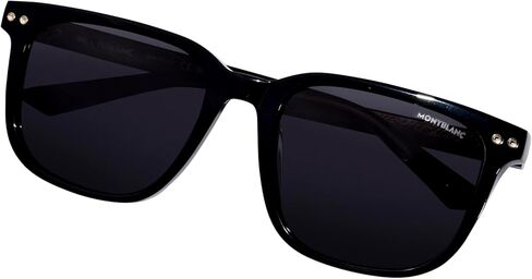 MONTBLANC Smoke Square Men's Sunglasses MB0258SA 001 55 in Saudi Arabia