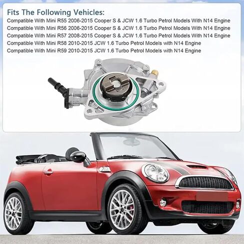 Brake Vacuum Pump Air Pump ，Compatible With Peugeot 3008 508 Citroen C4L 1.6T 11667586424 701366060 456578 11667556919 11667556919 in Saudi Arabia