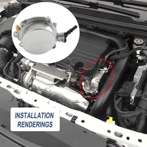 Brake Vacuum Pump Air Pump ，Compatible With Peugeot 3008 508 Citroen C4L 1.6T 11667586424 701366060 456578 11667556919 11667556919 in Saudi Arabia