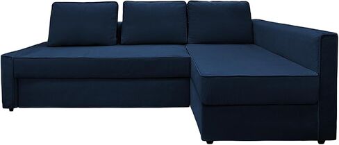 غطاء الأريكة Corduroy فقط! بالنسبة إلى Ikea Friheten Sofa Bed Sleeper ، تغطي أريكة لأريكة زاوية صغيرة ، أريكة أريكة لغرفة المعيشة مع وسادة وأغطية وسادة (XTR-15 ، chaise اليمنى) in Saudi Arabia