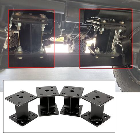 4" Block Lift Kit Compatible with EZGO Golf Cart 1975-1993 Marathon Electric Model in Saudi Arabia