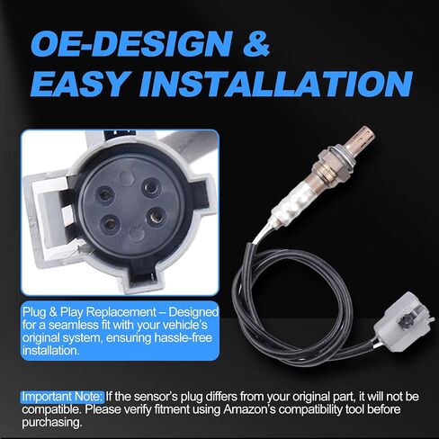 2344076+2344078 Oxygen Sensor Up+Downstream O2 Sensor Compatible with Jeep 1996-1999 Wrangler TJ, 1996-1999 Grand/Cherokee, 2Pcs Kit in Saudi Arabia