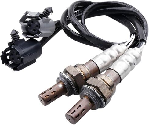 2344076+2344078 Oxygen Sensor Up+Downstream O2 Sensor Compatible with Jeep 1996-1999 Wrangler TJ, 1996-1999 Grand/Cherokee, 2Pcs Kit in Saudi Arabia