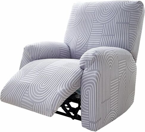Jokivtou Stretch Recliner Slippercovers 4 قطع واقي الأثاث المتميز لكراسي كرسي الصبي الكسول | أغطية أريكة مقاومة للشعر للحيوانات الأليفة ، قابلة للغسل الماكينة (الأزرق) in Saudi Arabia