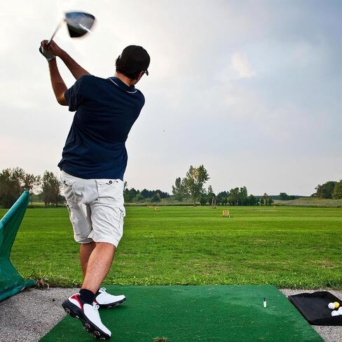 FINGER TEN Golf Tees Driving Range Tee Rubber Tees for Golf Mats Value 6 Rubber Tees and 6 Driver Tees 2 3/4 Inch Easy to Find Mixed Size 3.13" 3" 2.75" 2.25" 1.5" (Colorful) in Kuwait