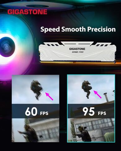 【DDR4 RAM】 GIGASTONE Game PRO 16GB Kit (2x8GB) DDR4 3200MHz PC4-25600 CL 16-18-18-40 Intel XMP 2.0 AMD Ryzen 1.35V UDIMM 288 Pin Unbuffered Non ECC High Performance Gaming Desktop Memory - Red in Saudi Arabia