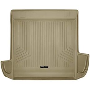 Husky Liners Weatherbeater Floor Mats | Fits 2013-2024 Toyota 4Runner; 2014-2024 Lexus GX460 | Front & 2nd Row, 3-pc Tan - 99573 in Saudi Arabia