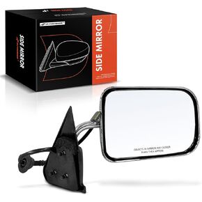 A -Premium Side Power Power Mirror - متوافقة مع Dodge RAM 1500 2500 3500 1994 1995 1996 1997 - Chrome اليدوي غير المذرع خارج مرآة الرؤية الخلفية - استبدال# 5507612 in Saudi Arabia