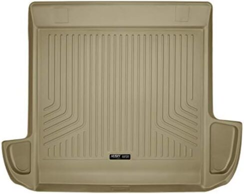 Husky Liners Weatherbeater Floor Hats | يناسب 2013-2024 تويوتا 4Runner ؛ 2014-2024 لكزس GX460 | الصف الأمامي والثاني ، 3 -PC TAN - 99573 in Saudi Arabia