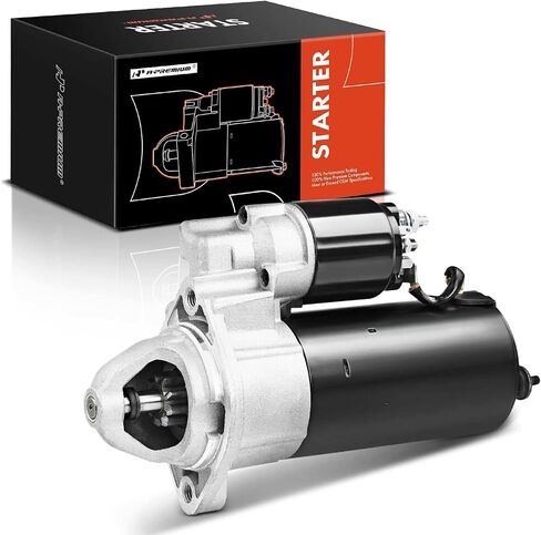 A-Premium Starter Motor متوافق مع BMW X5 Z8 M5 00-03 ، 740IL 740I 93-01 ، 540I 94-03 ، 840CI 94-07 ، 12V 1.7kW 9 أسنان الساعة ، استبدال# 12411468622 ، 12411729981 ، 124117369 in Saudi Arabia
