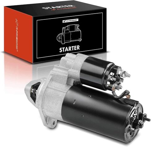 A-Premium Starter Motor متوافق مع BMW X5 Z8 M5 00-03 ، 740IL 740I 93-01 ، 540I 94-03 ، 840CI 94-07 ، 12V 1.7kW 9 أسنان الساعة ، استبدال# 12411468622 ، 12411729981 ، 124117369 in Saudi Arabia