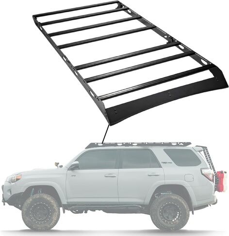 Sherpa -The Crestone Full Height Aluminum Roof Rack with Crossbars Made for 2010-24 Toyota 4Runner 5th Generation - Drill Free Rack for Tents; Kayaks; Bikes; Skis Made in The USA in Kuwait