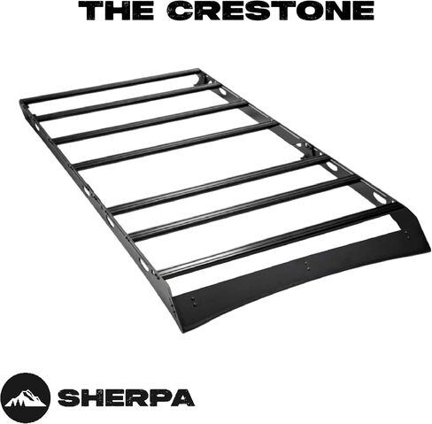 Sherpa -The Crestone Full Height Aluminum Roof Rack with Crossbars Made for 2010-24 Toyota 4Runner 5th Generation - Drill Free Rack for Tents; Kayaks; Bikes; Skis Made in The USA in Kuwait