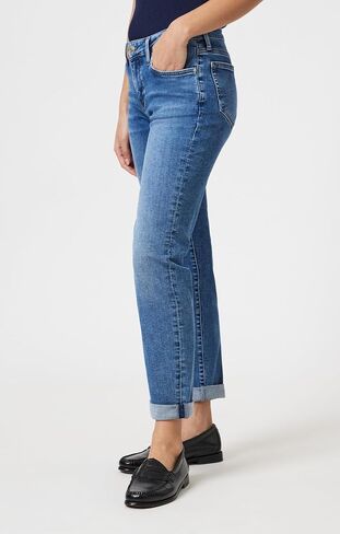 Mavi Women's Emma Mid Rise Slim Leg Boyfriend Jeans in Saudi Arabia