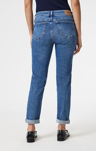 Mavi Women's Emma Mid Rise Slim Leg Boyfriend Jeans in Saudi Arabia