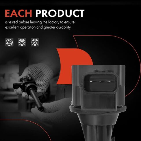 A-Premium Engine Ignition Coil Pack Compatible with Nissan Almera 2001-2005, Sentra 2002-2006 L4 1.8L, 4-PC Set in Saudi Arabia
