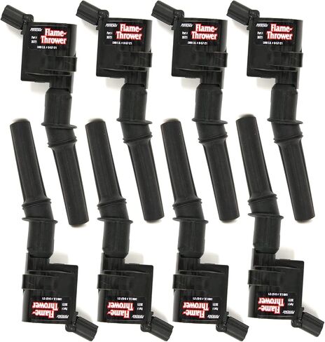 Pertronix 30728 Flame-Thrower Spark Plug Ignition Coil Pack, Compatible with Ford 1998-2009 4.6L/5.4L/6.8L Modular 2-Valve, 12 Volt, Set of 8 in Saudi Arabia
