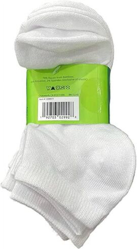 Felina No Show Super Soft Bamboo Women's Socks, 10-Pack – One Size Fits Most, Breathable & Moisture-Wicking in Saudi Arabia