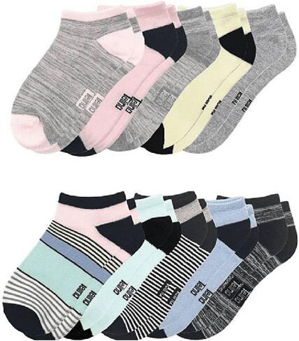 Felina No Show Super Soft Bamboo Women's Socks, 10-Pack – One Size Fits Most, Breathable & Moisture-Wicking in Saudi Arabia